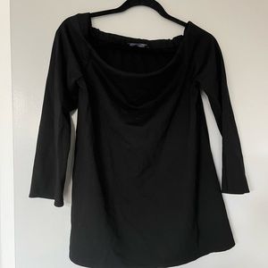 Hatch size small black off shoulder top